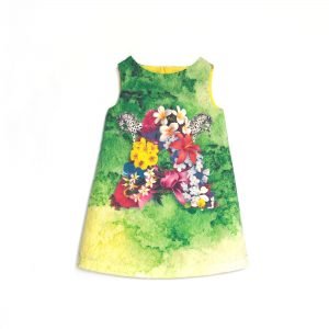 vestido de niña de flores flower 3 - amaia cubo design studio - sorteo gana un vestido
